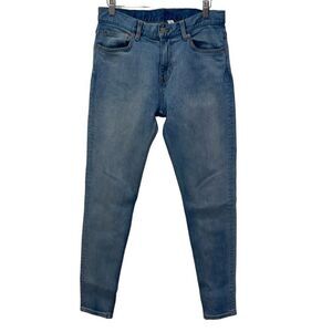 Weekday Womens Body High Rise Bleecker Cone Mom Jeans Light Wash Size 29‎